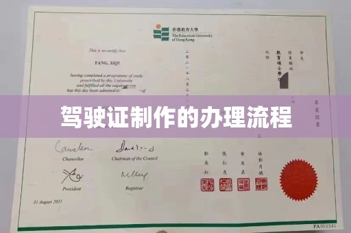 台安驾驶证制作的办理流程