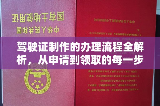 台安驾驶证制作的办理流程全解析，从申请到领取的每一步