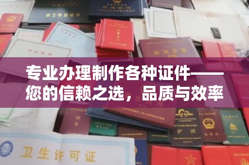 台安专业办理制作各种证件——您的信赖之选，品质与效率的完美结合