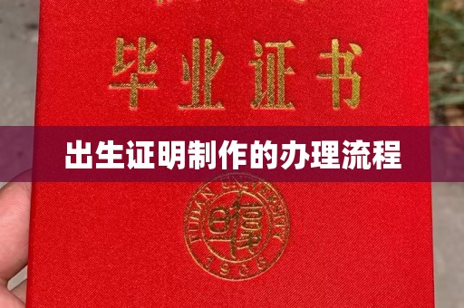 台安出生证明制作的办理流程