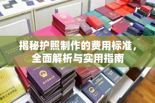 台安揭秘护照制作的费用标准，全面解析与实用指南