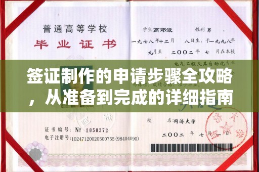 台安签证制作的申请步骤全攻略，从准备到完成的详细指南