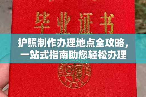 台安护照制作办理地点全攻略，一站式指南助您轻松办理